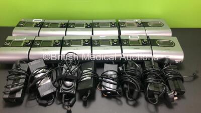 10 x ResMed S9 AutoSet CPAP Units with 2 x H5i Humidifiers and 9 x Power Supplies