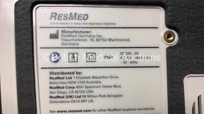 ResMed Stellar 100 CPAP Unit with 1 x AC Power Supply (Powers Up with Alarm) *20160659370* - 3