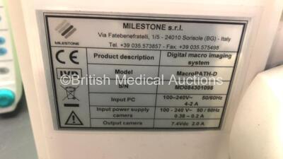 Job Lot Including 1 x Milestone MacroPATH-D Digital Imaging System, 2 x GE Patient Monitors (Spares-Repairs) 1 x Nellcor N-20 Oximeter and 1 x Philips SpO2 Sensor - 7