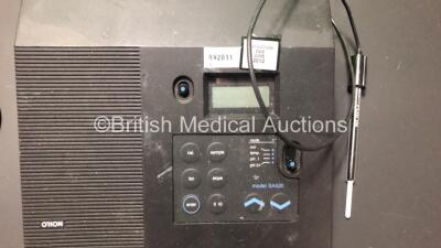 Mixed Lot Including 1 x Blease Ventilator Alarm Type 15, 1 x Philips Respironics BiPAP S/T, 1 x Abbott Gemstar, 1 x Orion Model SA520, 1 x Dymo LabelManager 350 and 1 x Hanna pH 210 Microprocessor pH Meter - 6