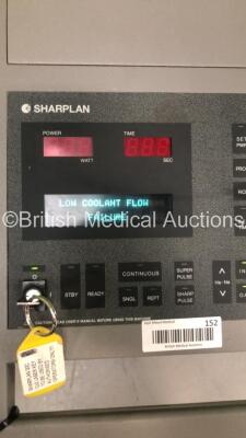 Sharplan 1055S SurgiTouch Laser with Footswitch (Powers Up with Stock Key-Key Not Included-Error Message-See Photo) * Mfd Sept 2002 * - 3