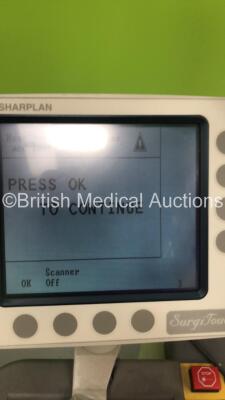 Sharplan 1055S SurgiTouch Laser with Footswitch (Powers Up with Stock Key-Key Not Included-Error Message-See Photo) * Mfd Sept 2002 * - 5