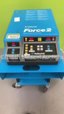 Valleylab Force 2 Electrosurgical/Diathermy Generator on Valleylab Stand (Powers Up) - 2