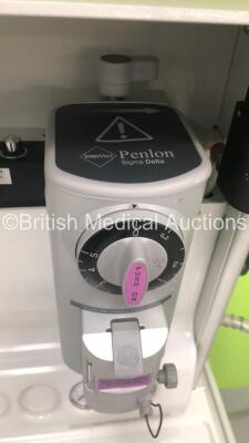 InterMed Penlon Prima SP Anaesthesia Machine with InterMed Penlon Sigma Delta Isoflurane Vaporizer,Oxygen Mixer,Hoses and Regulator - 4