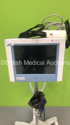 Advantech LiDCO Rapid Hemodynamic Monitor on Stand with LiDCO CNAP Module Leads (Powers Up) - 2