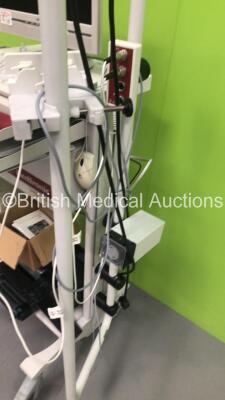 Medtronic Urology Trolley with Monitor,Keyboard,CPU,Printer and Accessories (Hard Drive Removed) *IR132* - 4