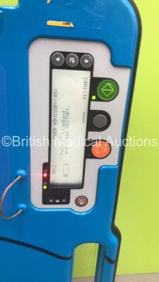 Zoll AutoPulse Resuscitation System Model 100 on Stand with 1 x Battery on Zoll Transporter Stand (Powers Up) * SN 23738 * * Mfd 2015 * - 2