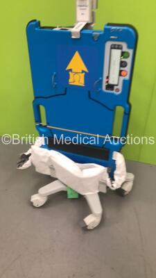 Zoll AutoPulse Resuscitation System Model 100 on Stand with 1 x Battery on Zoll Transporter Stand (Powers Up) * SN 23738 * * Mfd 2015 * - 7