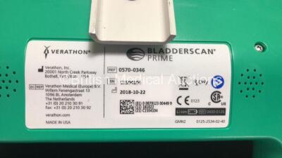 1 x Verathon Bladderscan Prime Plus *Mfd 2018-10* (No Power Supply or Probe) and 1 x Verathon BladderScan BVI 9400 (No Power Supply or Probe) *C1504104 - B4007873* - 4