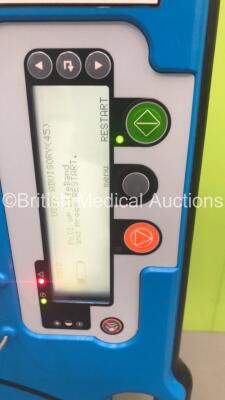 Zoll AutoPulse Resuscitation System Model 100 on Stand with 1 x Battery on Zoll Transporter Stand (Powers Up) * SN 23737 * * Mfd 2015 * - 5