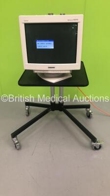 Sony Trinitron Multiscan 400PS Monitor on Trolley (Powers Up) * SN 6002023 *