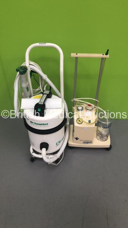 1 x Therapy Equipment Ltd Suction Unit with 1 x Suction Cup and 1 x De Soutter Medical Clean Cast System with Handpiece (Both Power Up) * Asset No FS 0109219 / FS 0112457 *