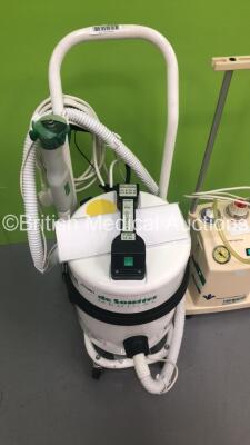 1 x Therapy Equipment Ltd Suction Unit with 1 x Suction Cup and 1 x De Soutter Medical Clean Cast System with Handpiece (Both Power Up) * Asset No FS 0109219 / FS 0112457 * - 3