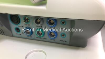 Edan F9 Fetal Monitor on Stand (Powers Up - Marks on Screen / Cracks on Surround) ***IR135*** - 3