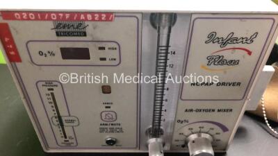 Mixed Lot Including 1 x Laerdal Suction Unit with Cup (Powers Up with Some Damage to Casing) 1 x Tricomed Infant Flow NCPAP Driver Air-Oxygen Mixer and 5 x Covidien Genius 3 Tympanic Thermometers (Unused in Packing) - 5