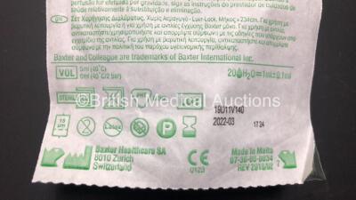 Mixed Lot Including 1 x Keeler Dualite Ref-1951-P-2188 Ophthalmoscope Headlight (Powers Up) 6 x Philips NIBP Comfort Cuffs (Various Sizes) and Approx.100 Baxter Colleague Solution Administration Sets (In Date) - 7