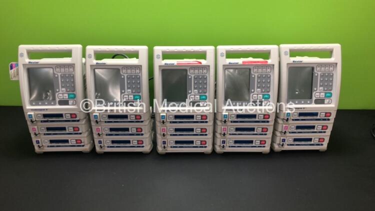 5 x Baxter Colleague 3 Volumetric Infusion Pumps (2 x Slight Damage to Screens - See Photo)