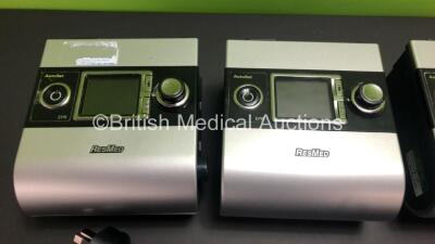 4 x ResMed S9 AutoSet CPAP Units with 1 x H5i Humidifier and 4 x Power Supplies - 2