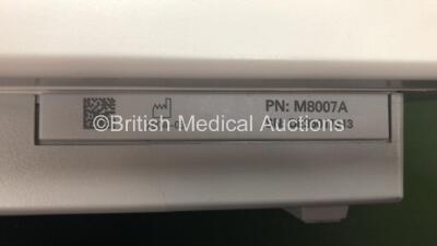 1 x Philips IntelliVue MP30 Patient Monitor (Powers Up with Damage to Casing and Power Button - See Photos )and 1 x Philips IntelliVue MP70 Patient Monitor (Powers Up with Missing Dial and Damaged Module Port - See Photo) - 7