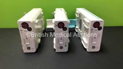 3 x Philips M3015A Microstream CO2 Modules *Mfd 2008 / 2014 / no label" Slight damage to one unit. 