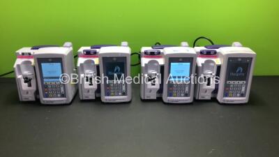 4 x Hospira Plum360 Infusion Pumps Version 15.02.00.009 *Mfd 3 x 2016 - 1 x 2015* ( All Power Up)