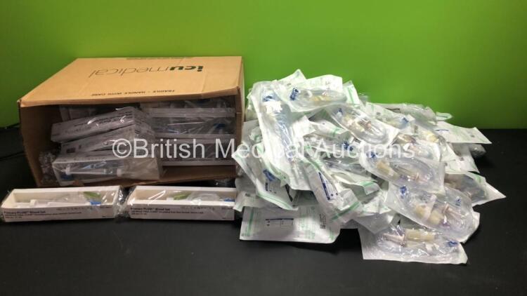 Large Quantity of Consumables Including Icumedical Primary PLUM Blood Set and Baxter Solution Administration Set with CLEARLINK (All in Date)