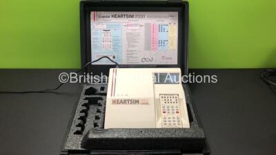 Heartsim 2000 Laerdal ECG Training System in Carry Case (Powers Up with Blank Screen)