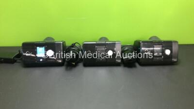 3 x ResMed AirSense 10 Autoset CPAP with 3 x Power Supplies (All Power Up)