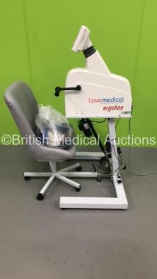 LoveMedical Ergoline Hand Bike with Accessories (Powers Up) *S/N FS0062476*