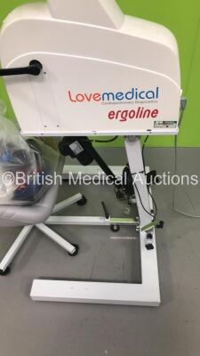 LoveMedical Ergoline Hand Bike with Accessories (Powers Up) *S/N FS0062476* - 2