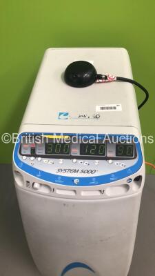 ConMed System 5000 Electrosurgical / Diathermy Unit on Stand with Dome Footswitch (Powers Up) *S/N 04CGP042* - 2