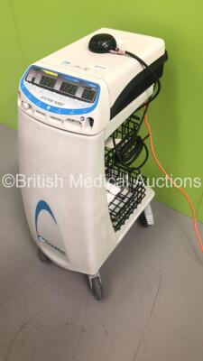 ConMed System 5000 Electrosurgical / Diathermy Unit on Stand with Dome Footswitch (Powers Up) *S/N 04CGP042* - 5