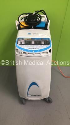 ConMed System 5000 Electrosurgical / Diathermy Unit on Stand with Dome Footswitch (Powers Up) *S/N 04CGP040*
