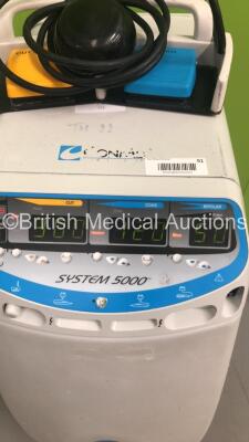 ConMed System 5000 Electrosurgical / Diathermy Unit on Stand with Dome Footswitch (Powers Up) *S/N 04CGP040* - 3