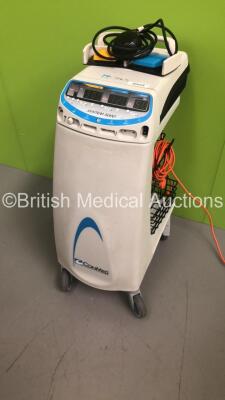 ConMed System 5000 Electrosurgical / Diathermy Unit on Stand with Dome Footswitch (Powers Up) *S/N 04CGP040* - 6