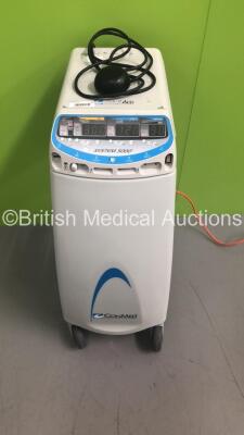 ConMed System 5000 Electrosurgical / Diathermy Unit on Stand with Dome Footswitch (Powers Up) *S/N 04CGP038*
