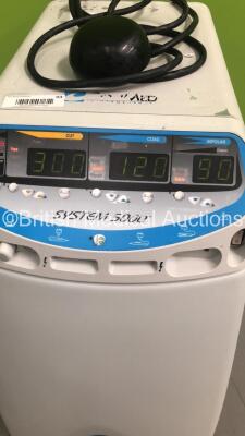 ConMed System 5000 Electrosurgical / Diathermy Unit on Stand with Dome Footswitch (Powers Up) *S/N 04CGP038* - 3