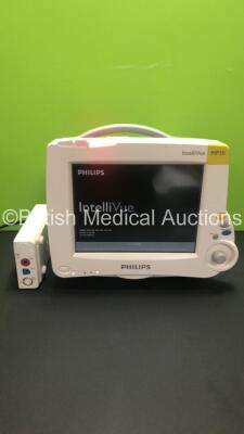 Philips IntelliVue MP30 Patient Monitor M8002A Ref 862135 *Mfd 09/2010* with Philips M3001A Ref 862442 Module with NBP, SPO2 and ECG Resp Options (Powers Up) *S/N DE72880766*