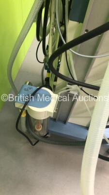 Drager Fabius Tiro Anaesthesia Machine Ref 8606000-75 Software Version 3.37a Total Hours Run 1075 Total Ventilator Hours Run 206 with Bellows,Absorber,Hoses and Oxygen Mixer (Powers Up) * SN ASFK0144 * * Mfd 2014 * - 7