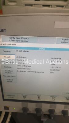 Maquet Servo i Ventilator System Version V7.0 System Software Version V7.00.02 Total Operating Hours 71256 (Powers Up - No Stand - Screen Not Attached to Body) *S/N FS0146749* - 4