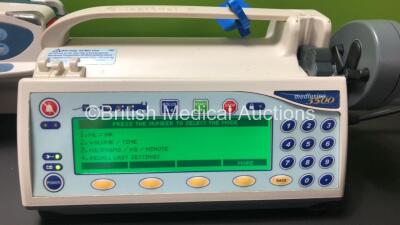 Job Lot Including 3 x CareFusion Alaris CC Syringe Pumps and 1 x Smiths MedFusion 3500 Syringe Pump (All Power Up) - 2