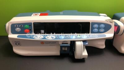 Job Lot Including 3 x CareFusion Alaris CC Syringe Pumps and 1 x Smiths MedFusion 3500 Syringe Pump (All Power Up) - 5