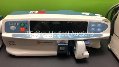 3 x CareFusion Alaris CC Syringe Pumps (All Draw Power) and 1 x Baxter Colleague Infusion Pump - 2