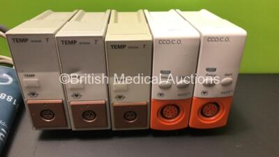 Job Lot of Patient Monitoring Leads and 5 x Modules Including Philips ECG Leads, BP Cuffs and Finger Sensors - 2