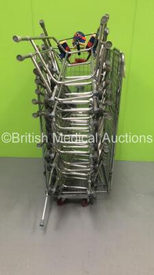 Cage of Approx 20 x Zimmer Frames (Cage Not Included) * Stock Photo Taken *