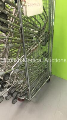 Cage of Approx 20 x Zimmer Frames (Cage Not Included) * Stock Photo Taken * - 3