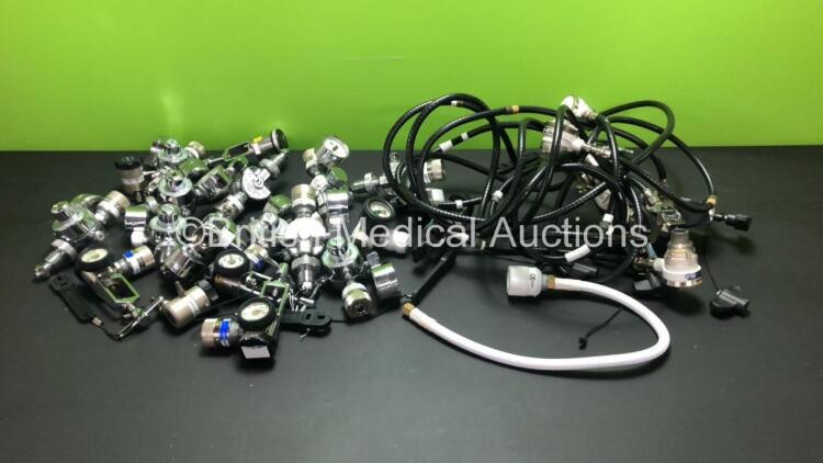 Job Lot of Valves - Regulators and Hoses