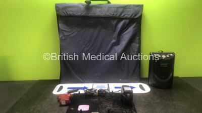 Mixed Lot Including 1 x Lewis Pelvic Applicator, 1 x Mangar Airflo Stowage Board with 1 x DC Power Supply, 1 x Invacare XPOPortable Oxygen Concentrator (No Power when Tested with Stock Power Supply-Power Supply Not Included) 1 x EZ-IO Power Driver and 2 x