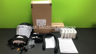 7 x Centurion ConceptAir Powered Respirator Unit with Accessories Including Headpieces and 5 x Main Particulate Filters (Boxed and Unused - Only 1 x Pictured)