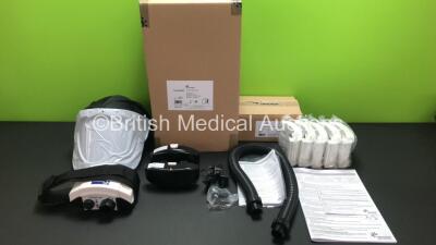 7 x Centurion ConceptAir Powered Respirator Unit with Accessories Including Headpieces and 5 x Main Particulate Filters (Boxed and Unused - Only 1 x Pictured)